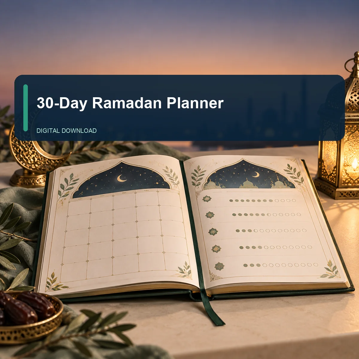 30-Day Ramadan Planner (Printable)