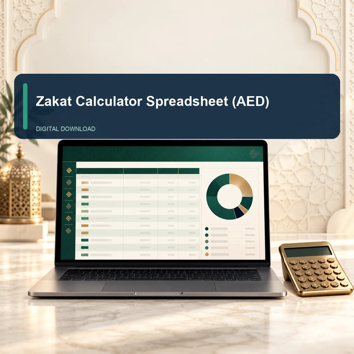 Zakat Calculator Spreadsheet (AED)
